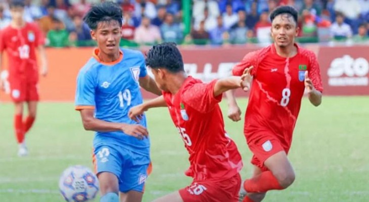 ভারতের সঙ্গে ড্র করল বাংলাদেশ